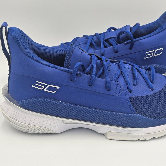 Curry 7 Royal LIKE NEW SIZE 11.5 - Picture 1 of 3